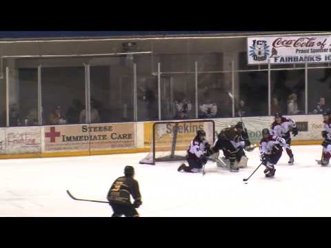 Kenai Brown Bears vs Fairbanks Ice Dogs Game Highlights 3-29-2013