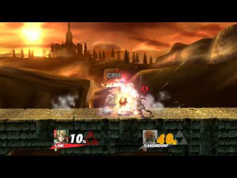 Super Smash Bros #4 Link vs Ganon