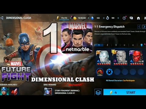 MARVEL FUTURE FIGHT | STORY MODE | DIMENSIONAL CLASH | 1 TO 3 MISSIONS | GAMEPLAY