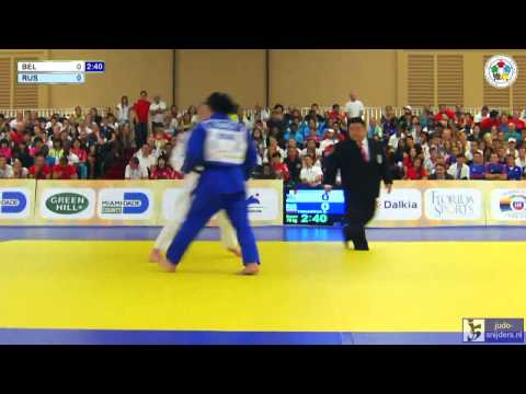 Judo 2013 Wold Championship Miami Cadets: Berger (BEL) - Torakeva (RUS) [-70kg] bronze