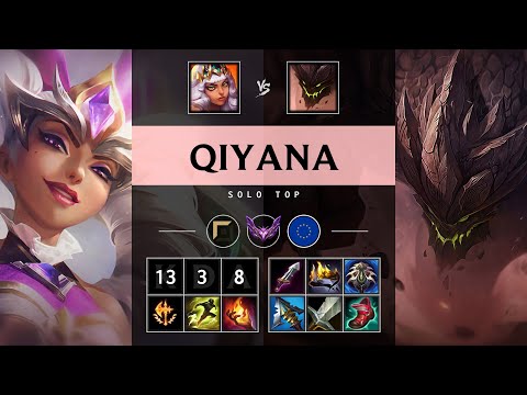 Qiyana Top vs Malphite - EUW Master Patch 25.S1.3