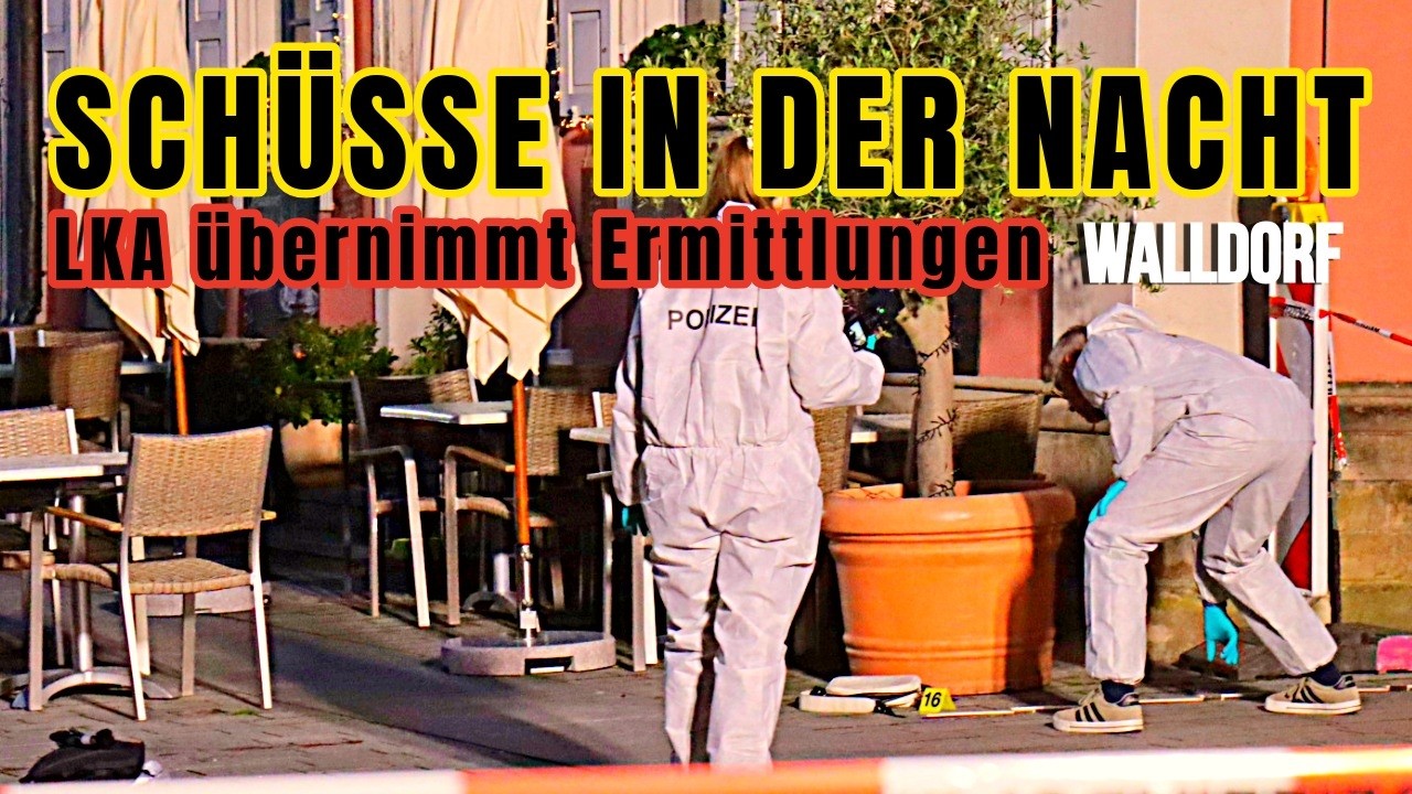 Polizeieinsatz mit Schusswaffengebrauch in Walldorfer Fußgängerzone – LKA ermittelt