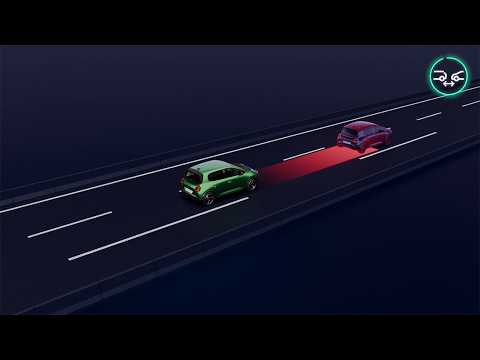 Renault Twingo E-Tech elétrico - vídeo tutorial - o sistema de aviso de distância de segurança