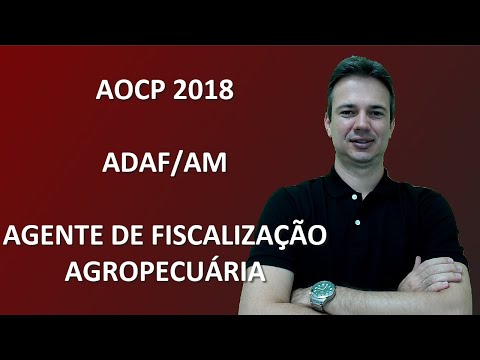 AOCP18Q034 - AOCP - 2018 - ADAF/AM - EQUIVALÊNCIA