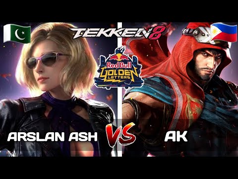 Arslan Ash (Jun&Nina) Vs AK (Shaheen) _ Red Bull Golden Letters 2024 _ Tekken 8 _ Jan Ali Gaming
