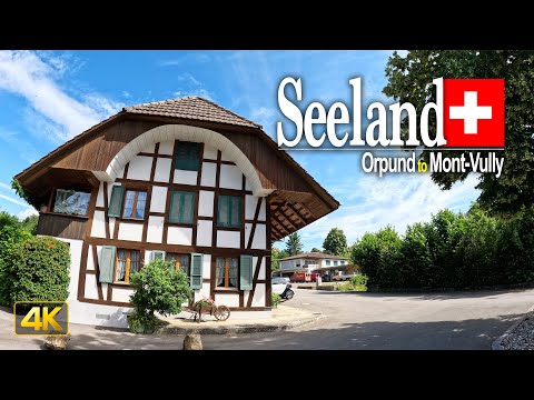 Driving across the Seeland Region in Switzerland 🇨🇭 From Orpund to Mont-Vully