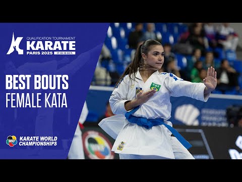 Best KARATE Bouts of Paris Qualification Tournament: FEMALE KATA | WORLD KARATE FEDERATION