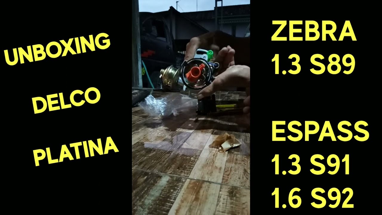 Unboxing DELCO PLATINA ZEBRA 1.3 ESPASS 1.3