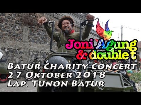 #joniagung & Double T - Batur Charity Concert, 27 Oktober 2018