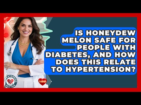 Is Honeydew Melon Safe For People With Diabetes, And How Does This Relate To Hypertension?