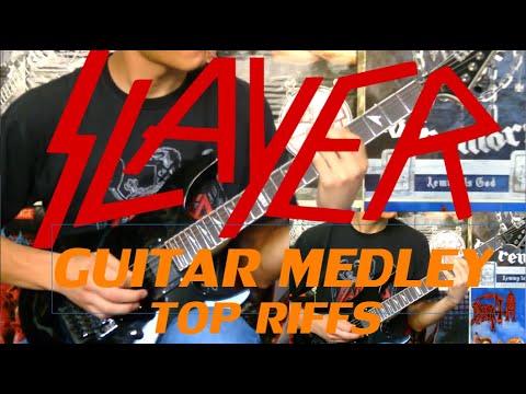 SLAYER - Top 30 Riffs - Guitar Medley (FULL HD)