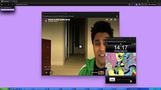 antonymph website music video but with a portugese tts