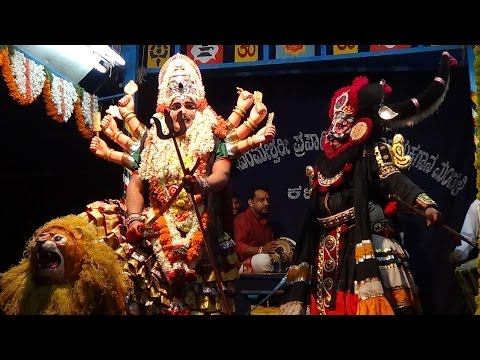 Yakshagana -- Shri Devi Mahatme - 5 - Mahishasura vadhe - Kubanoor - Marnad - Nainad - Yekkaru