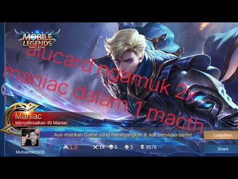 Best alucard gameplay 2x maniac