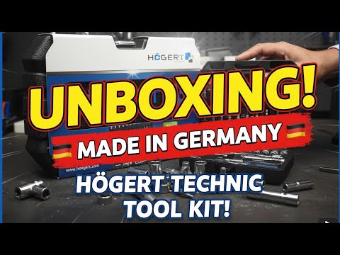 Unboxing Högert HT1R216 | 1/4" Drive Socket & Bit Set (46 pcs) | Best Garage Tools Review