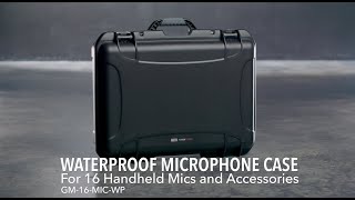 ProX XS-MIC20S ATA Flight Case for (20) Wireless Wired Microphones with  Additional Storage
