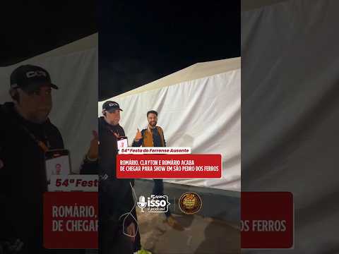 ROMÁRIO DA DUPLA CLAYTON E ROMÁRIO CHEGA PARA SHOW EM SÃO PEDRO DOS FERROS!