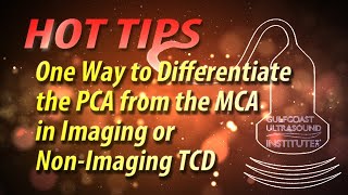 One Way to Differentiate the PCA from MCA in Imaging or Non-imaging TCD