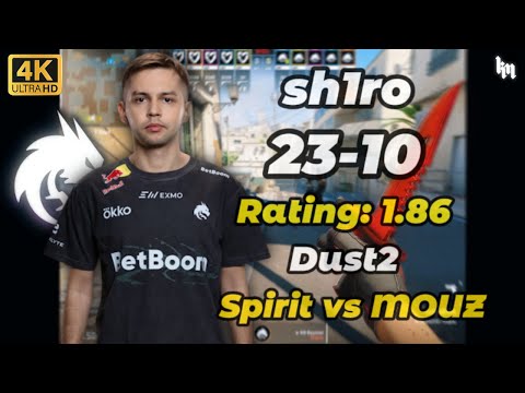 sh1ro (23-10) Spirit vs MOUZ (Dust2) IEM Kraków 2026 #cs2 #Spirit #sh1ro