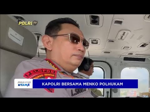 KAPOLRI TINJAU KESIAPAN MUDIK DI MERAK