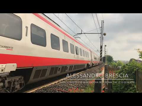 TRENITALIA FRECCIARGENTO 8413 (N°10)TRIESTE C.le 06:44-PADOVA 08:53-ROMA T.ni 12:10 - 05.06.2019