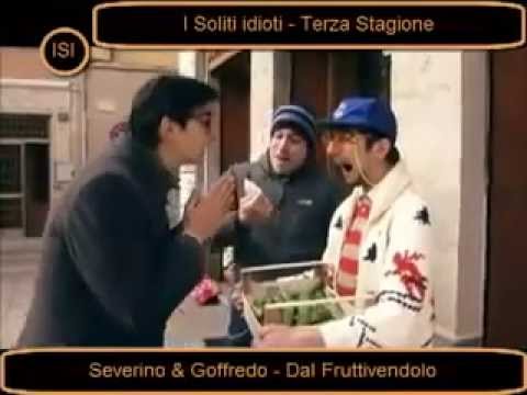 I soliti idioti Severino e Goffredo dal fruttivendolo