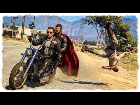 ТЕРМИНАТОР АУЫЛҒА КЕЛДІ ☀ ЗОМБИ АПОКАЛИПСИС ☀ GTA V