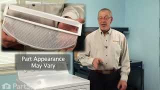 Dryer Repair: Replacing the Lint Filter (GE Part # WE18M25)