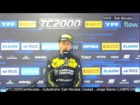 #TC2000SanNicolas - Autodromo San Nicolas Ciudad - Jorge Barrio CAMPEON