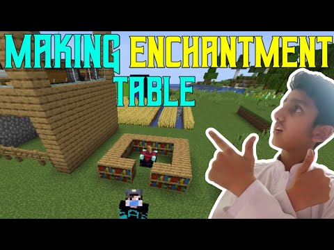 Ultimate Zaheer Gaming - Making Enchantment table in Minecraft Survival | Minecraft Survival Series #7
