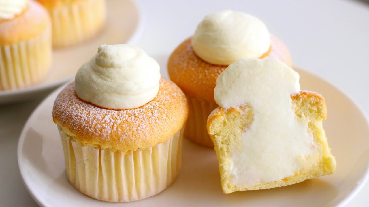 Fuwa fuwa Nama Chiffon Cupcakes