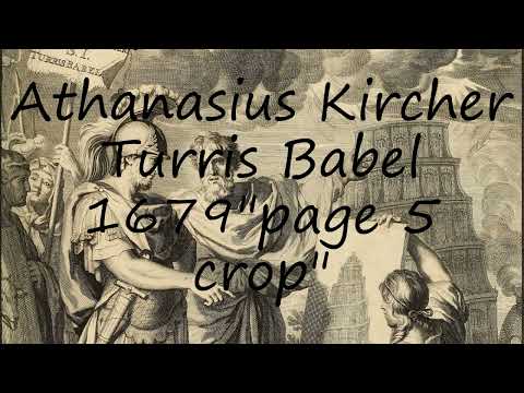 How to pronounce Athanasius Kircher  Turris Babel  1679"page 5 crop" in English?