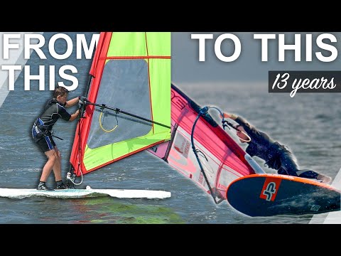 FROM BEGINNER TO PRO WINDSURFER | My Full Progression Story w/ original footage
