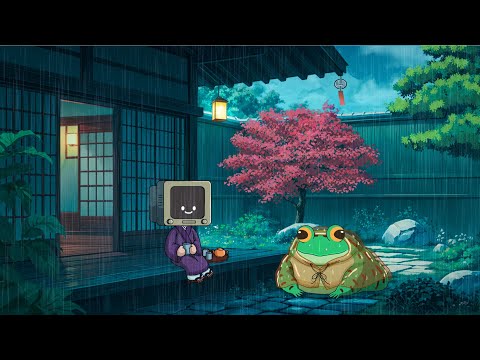 gentle summer rainy day 🌧 calm your anxiety, relaxing music [chill lo-fi hip hop beats]