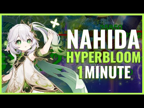 How to Play Nahida Hyperbloom in 1 Minute | Genshin Impact
