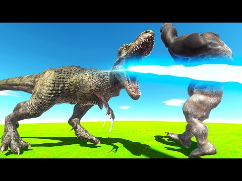 Custom GODZILLA Fights King Kong - Animal Revolt Battle Simulator
