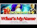 [1Hour Loop] What's My Name (Descendants 4) The Rise of Red  - #Disney #Dscendants_4 #Easy_lyrics