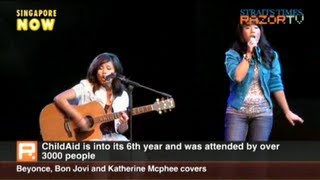 Beyonce, Bon Jovi and Katherine McPhee covers (Child Aid 2010 Performances Pt 6)