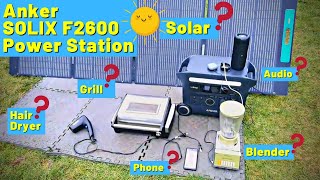 Will it power all these devices? Anker SOLIX F2600 Portable Power Station - Handy Andy Media
