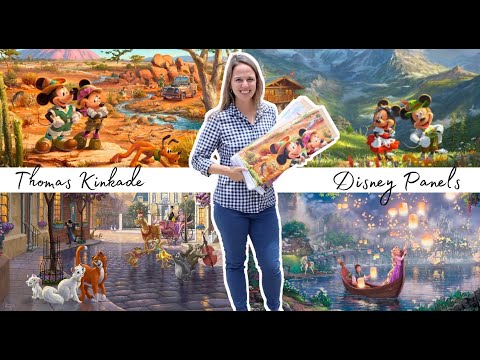 New Fabric Video #76! Thomas Kinkade Disney Panels