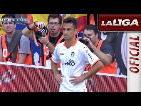Polémico gol anulado a Jonas en el Valencia CF - Real Sociedad