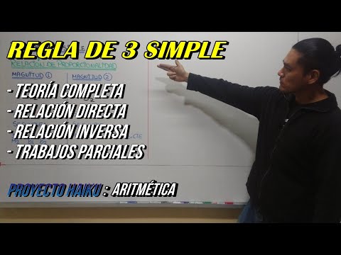 REGLA DE TRES SIMPLE | TEORÍA COMPLETA