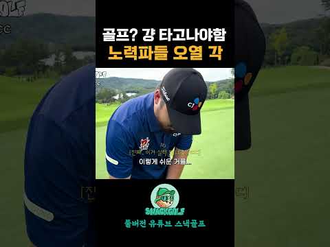 골프채를 무슨 효자손 다루듯;; #골프