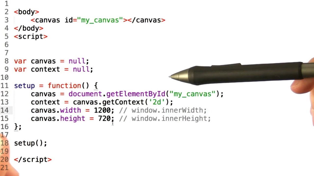 Your first canvas - HTML5 Game Development