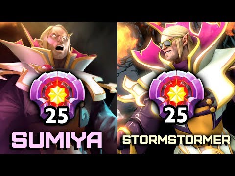 When they PICK INVOKER, enemy has no chance — 25 LVL Sumiya and Stormstormer
