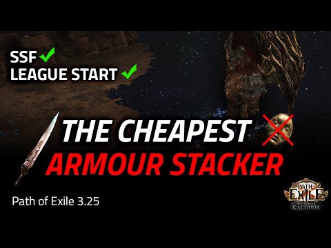 CHEAPEST Armour Stacker? SSF Viable Build! -  Path of Exile 3.25