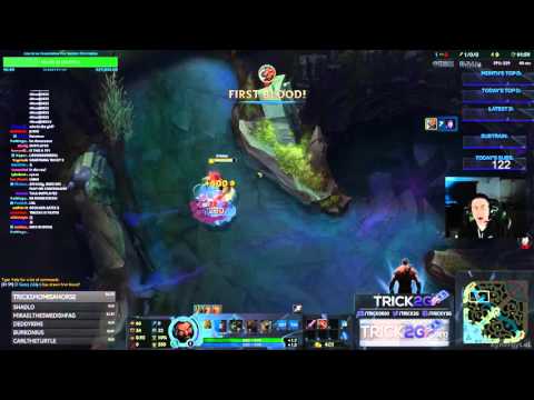 Trick2g 1vs1 a Level 5 - League of Legends