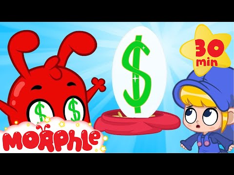 Money Eyes Morphle - The Bank Heist | Cartoons for Kids | Mila and Morphle | Morphle TV