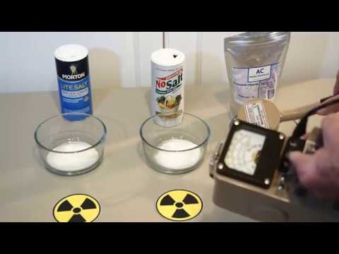Radioactive salt from your local grocery store