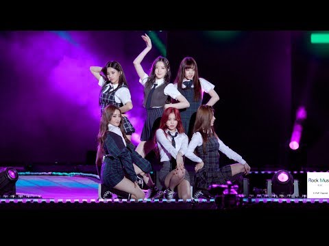 여자아이들 (G) I-DLE Hot Issue 핫이슈[4K 60P RAW 직캠]@180908 락뮤직